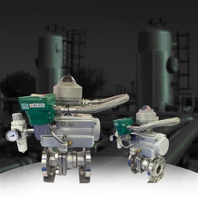 ANSI ASTM CF8 A351 pneumatikus golyószelep