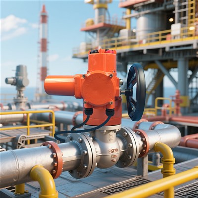 Offshore platform alkatrész forduljon elektromos szelep működtetője