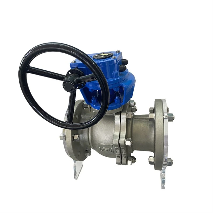 Worm Gear Driven Cast Steel Ball Valve Class150
